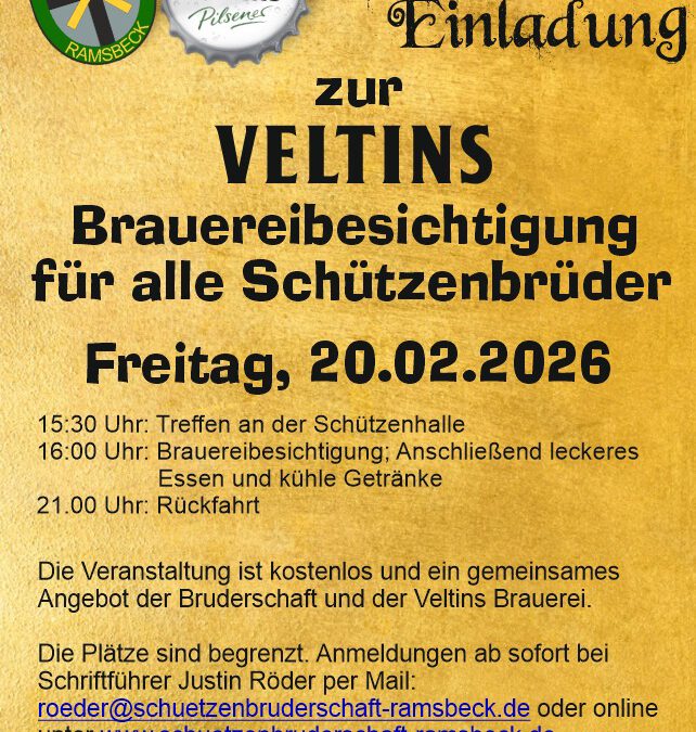Veltins Brauereibesichtigung 20.02.2026