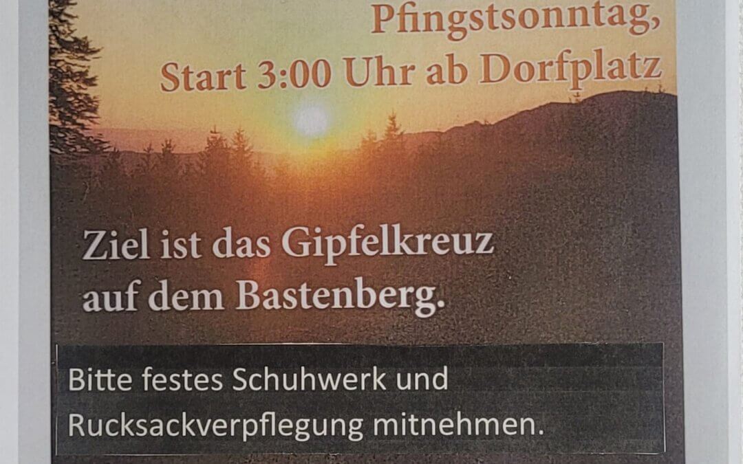 Wanderung zum Sonnenaufgang