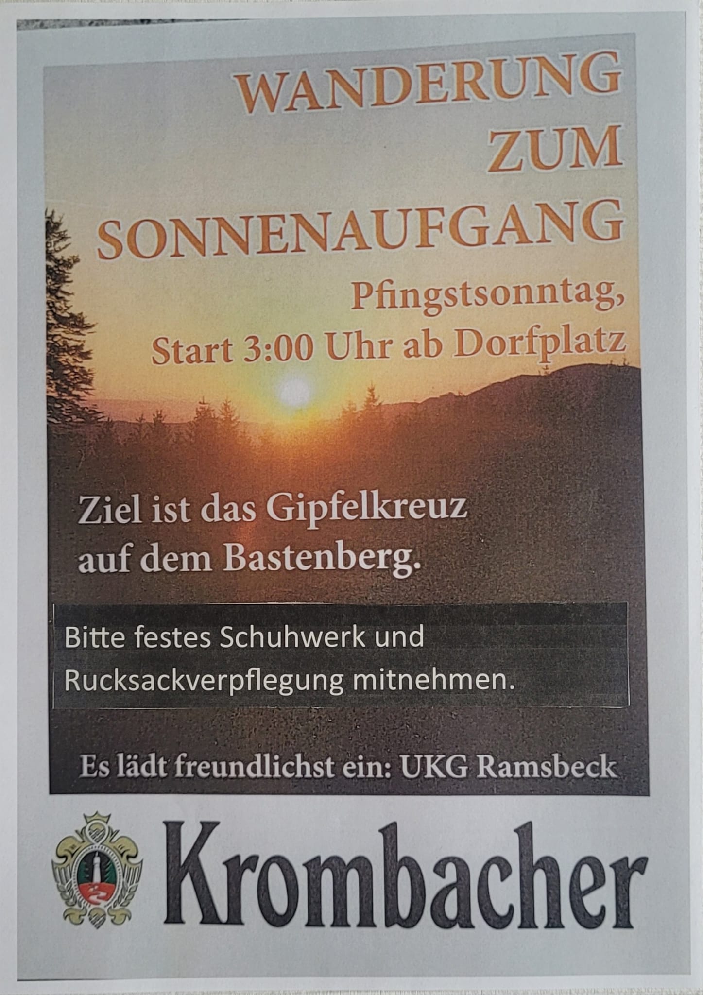 Wanderung zum Sonnenaufgang