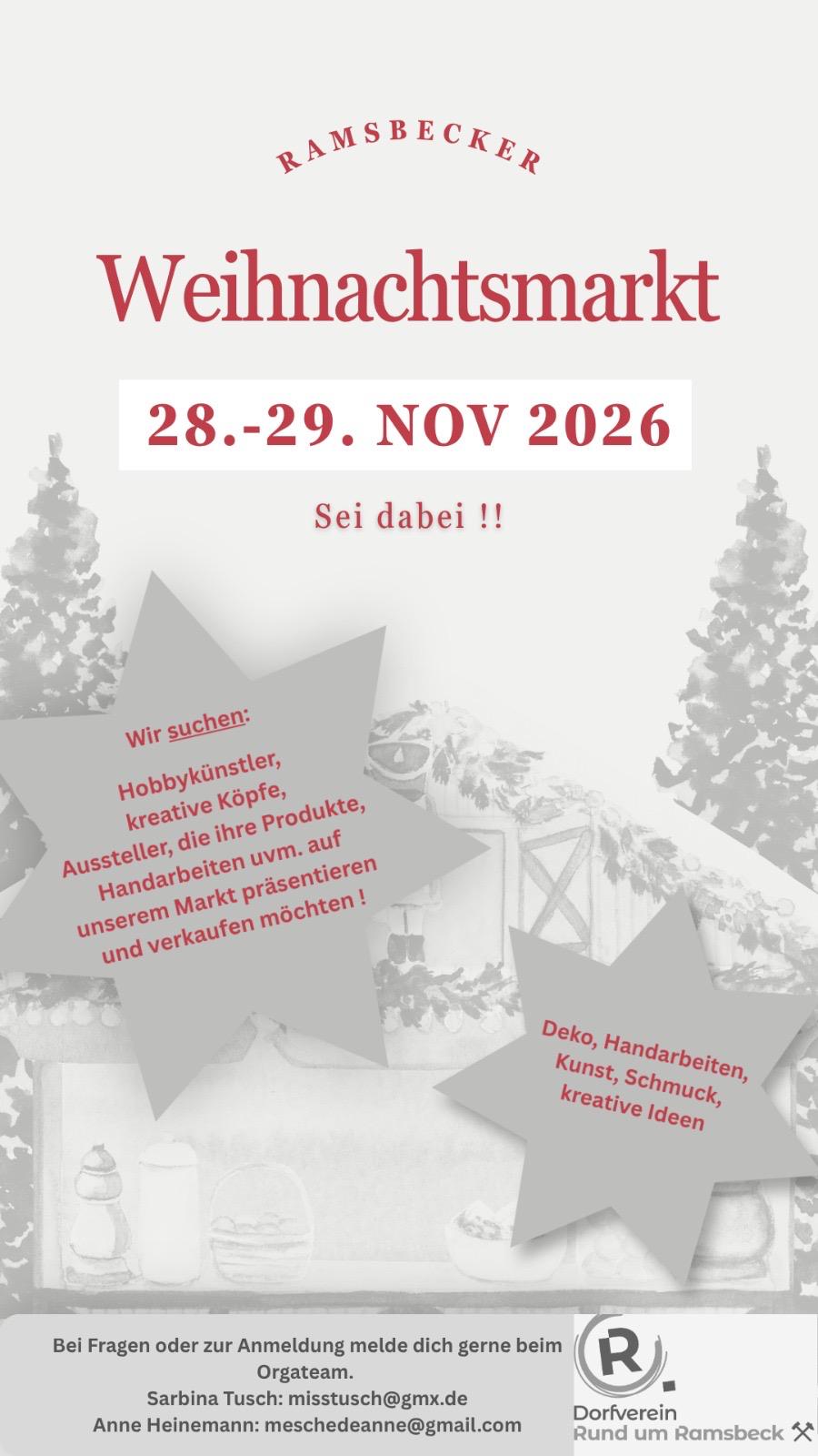 Weihnachtsmarkt 2026