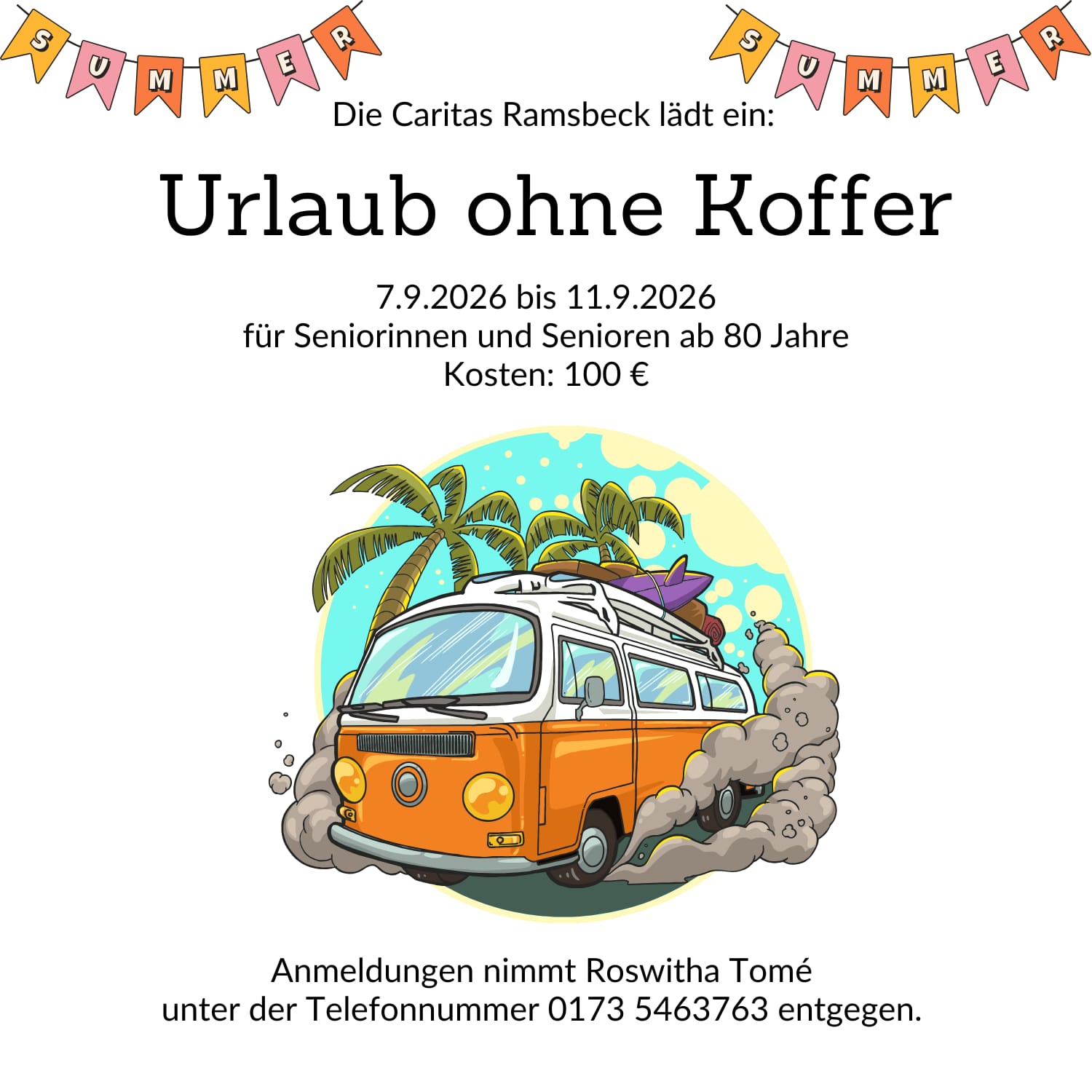 Urlaub ohne Koffer